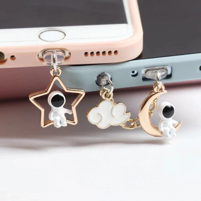 Astronaut Dust Plug Charm